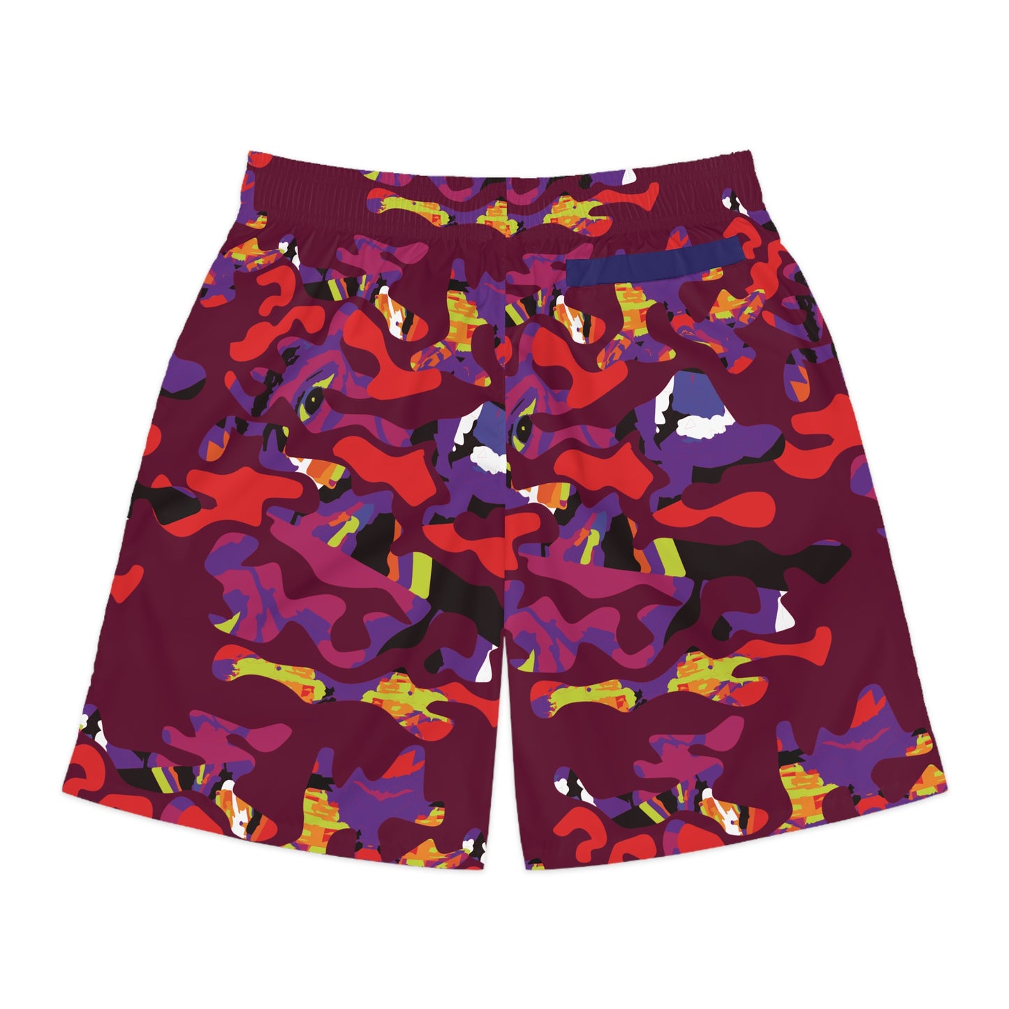 Lightweight Purple Face Camo Jogger Shorts