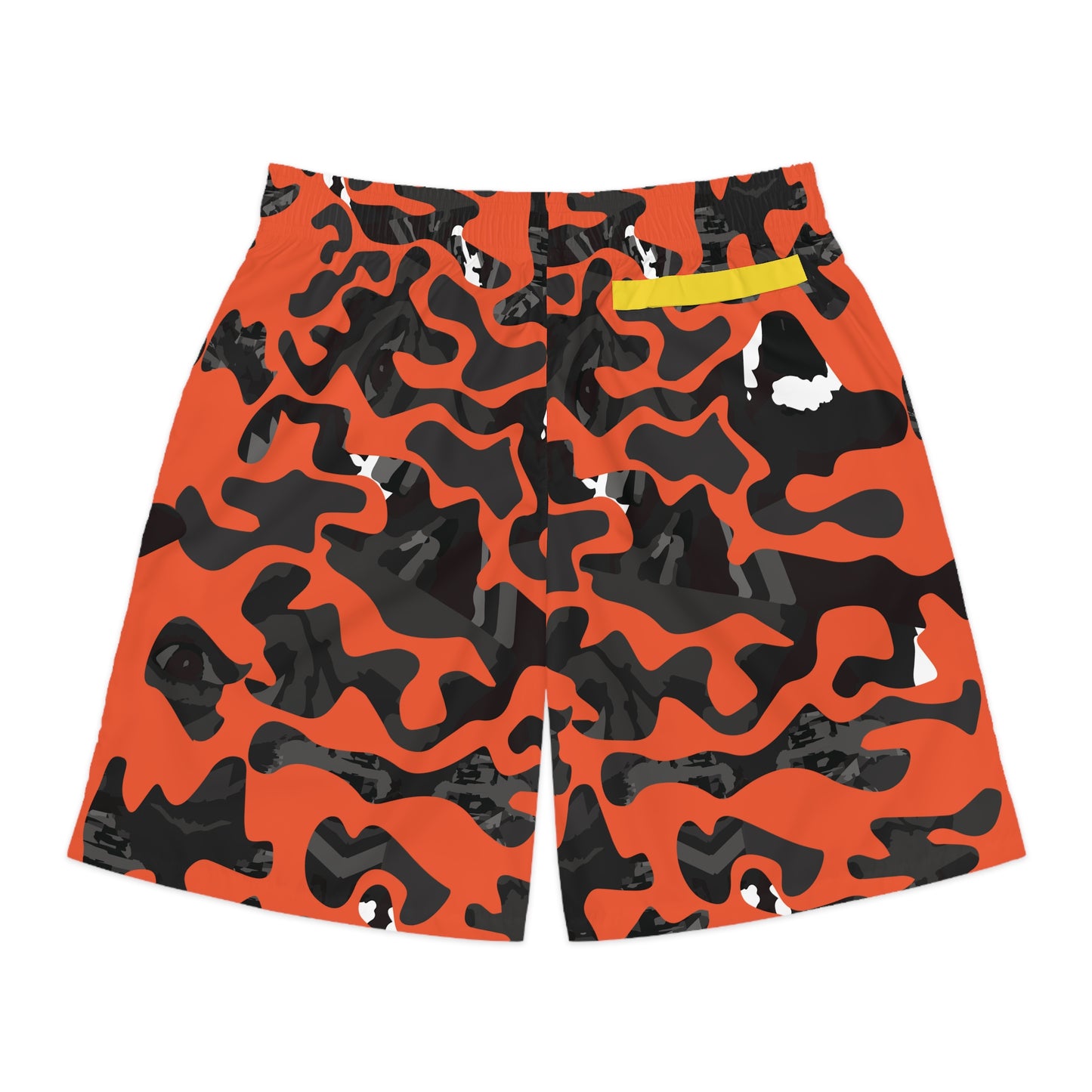 Lightweight Orange Face Camo Jogger Shorts