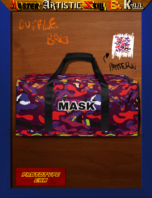 Purple Face Camo Duffle bag