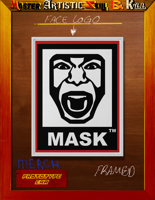 MASK Logo Framed canvas