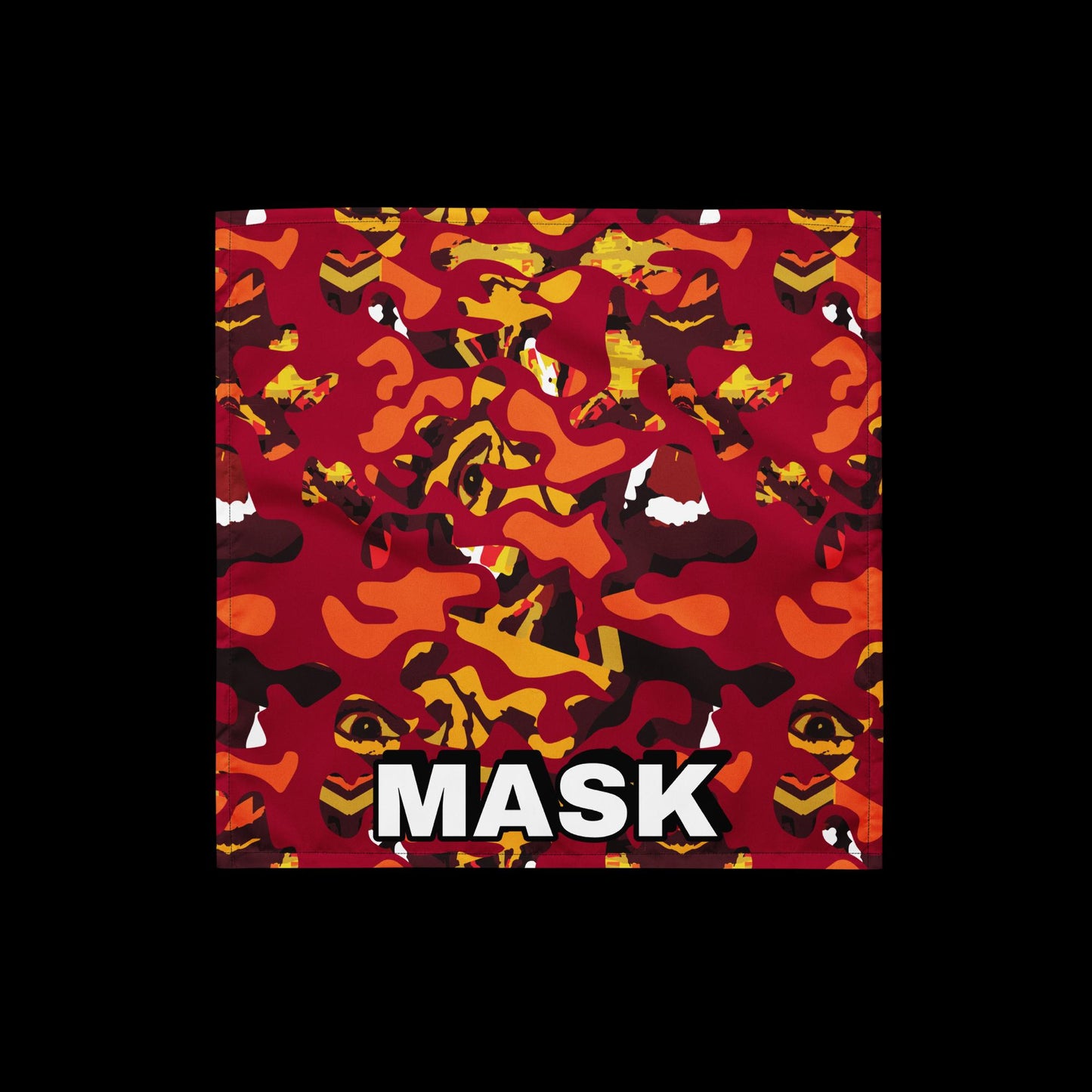 Red Face Camo All-over Print Bandana