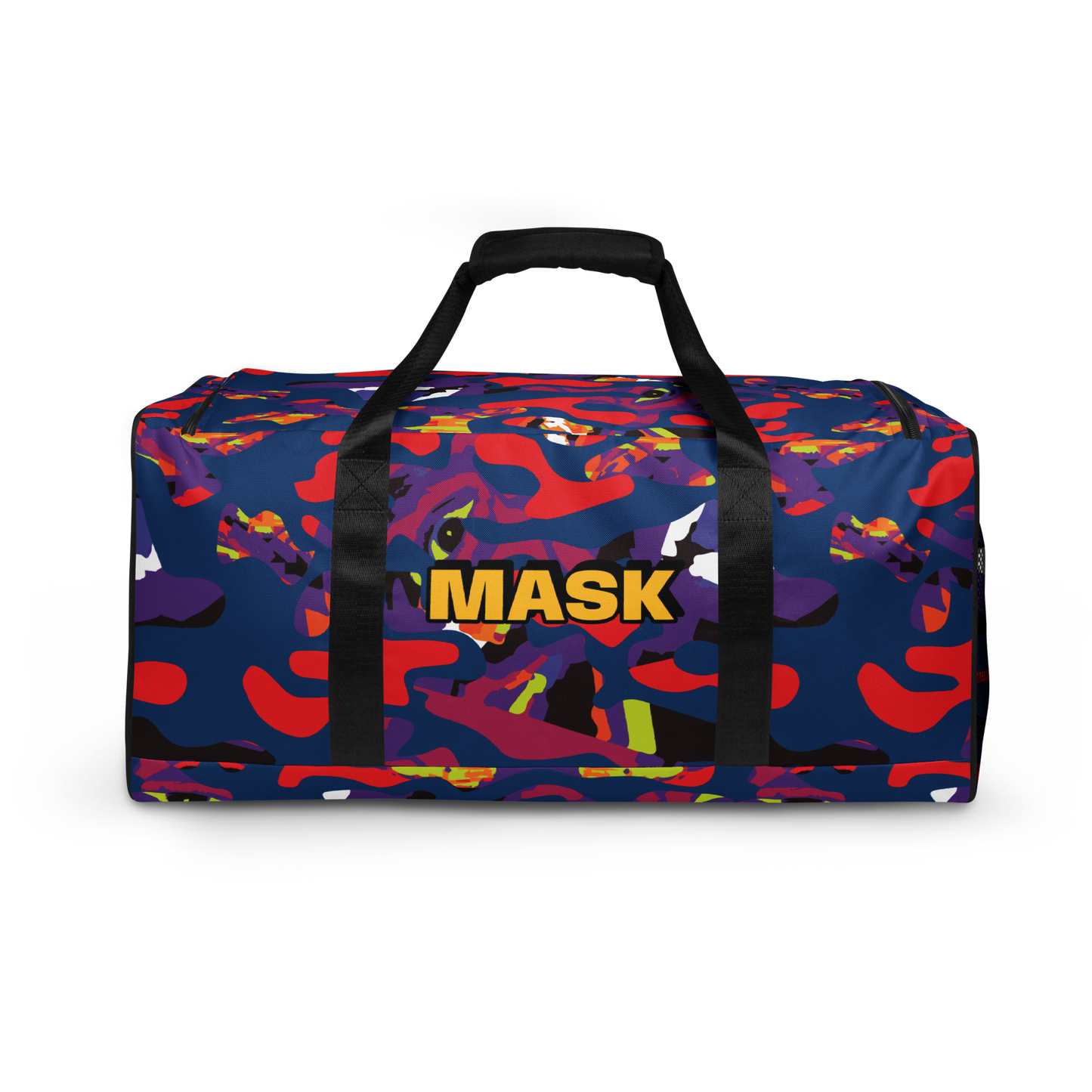 Dark Blue Face Camo Duffle bag