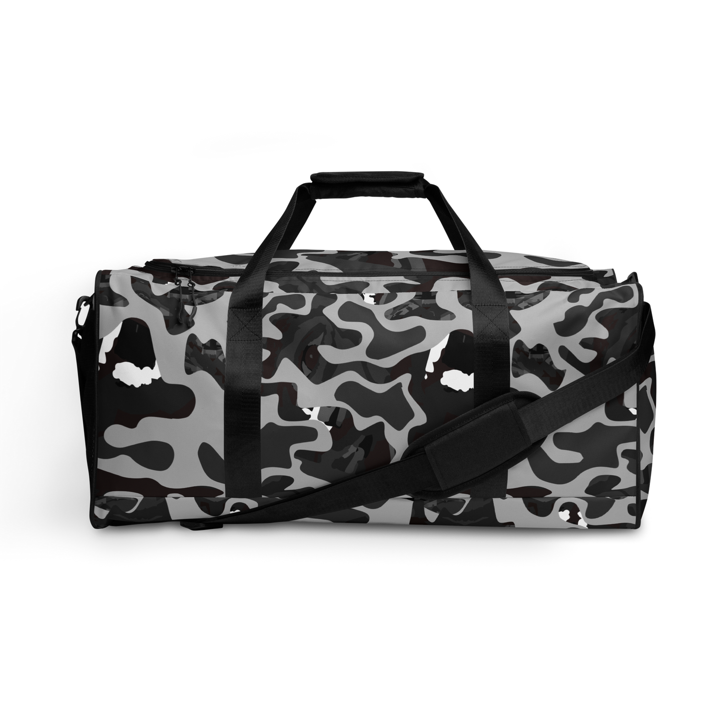 Grey Face Camo Duffle bag