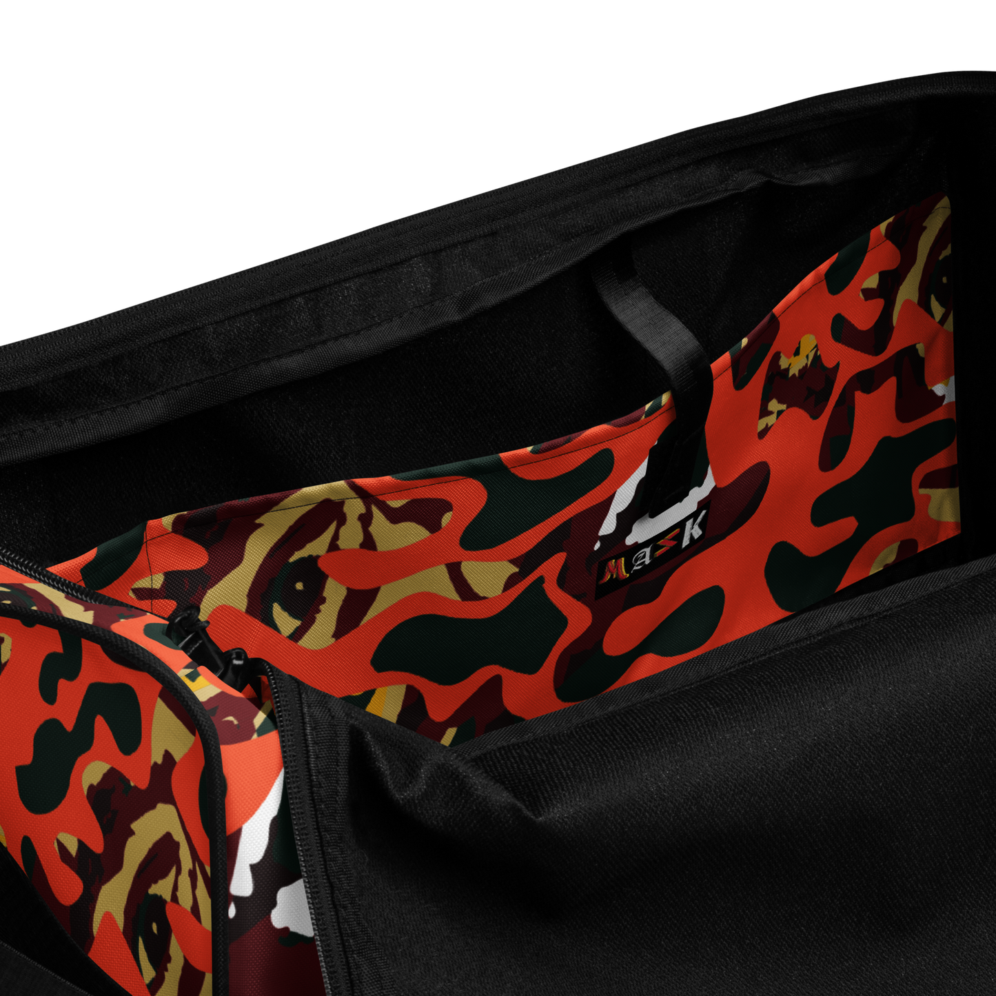 Orange Face Camo Duffle bag