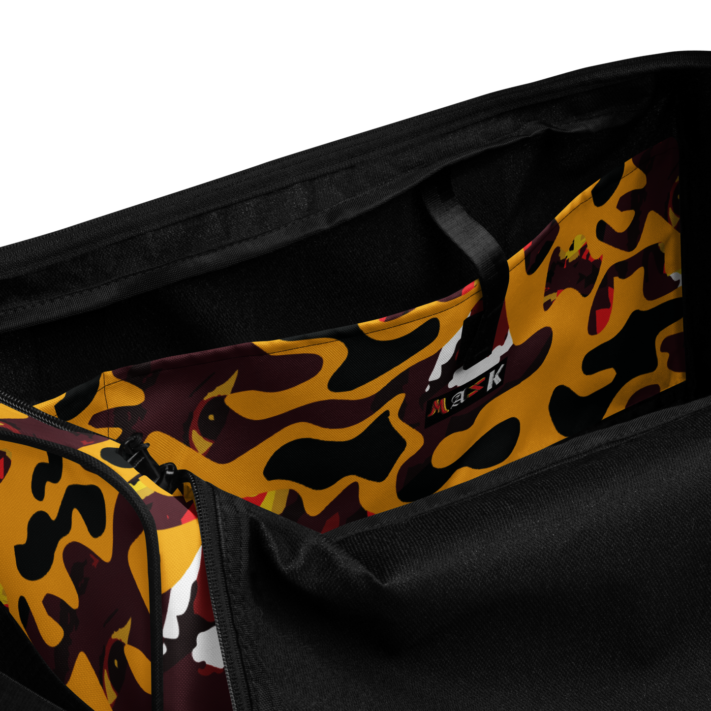 Yellow Face Camo Duffle bag