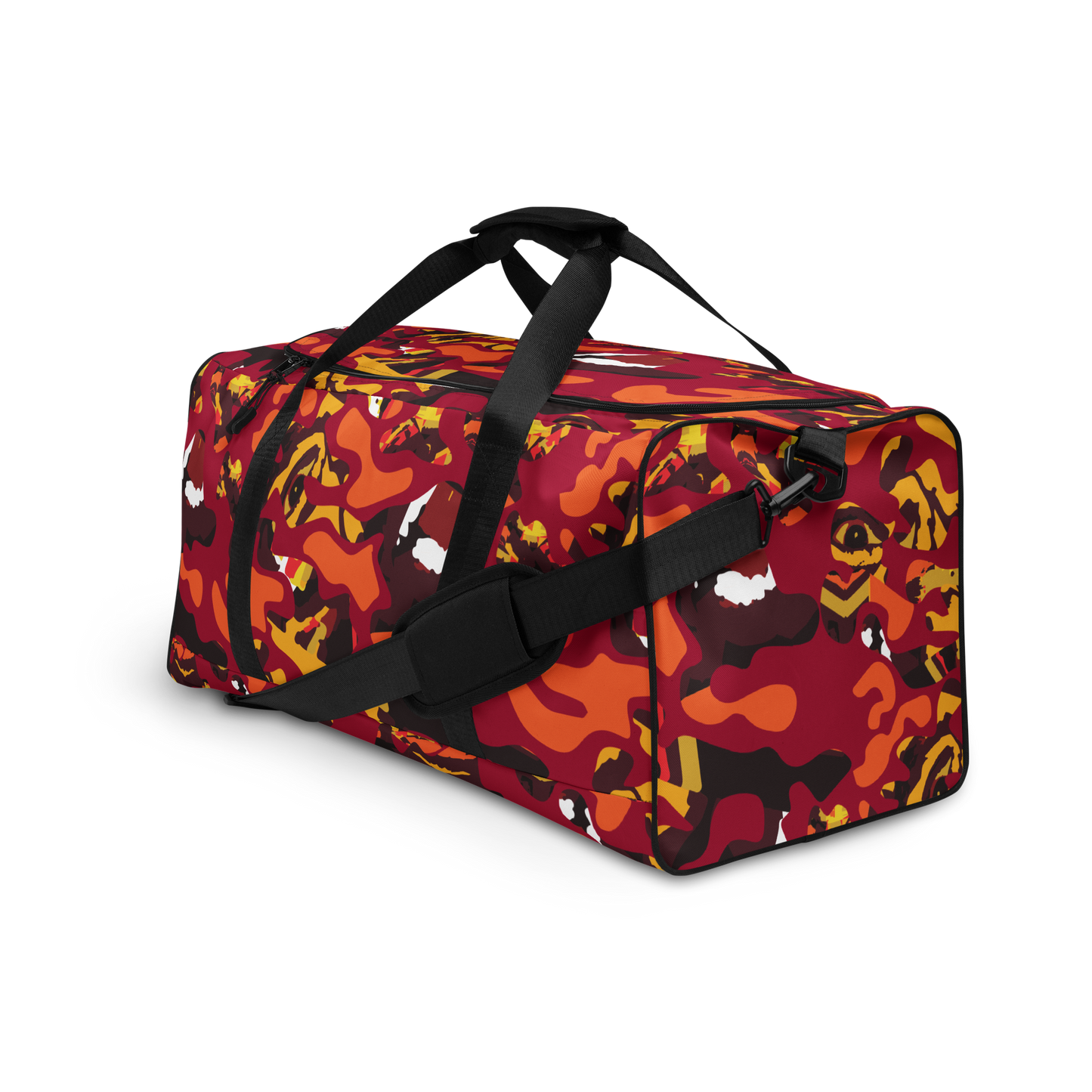 Red Face Camo Duffle bag