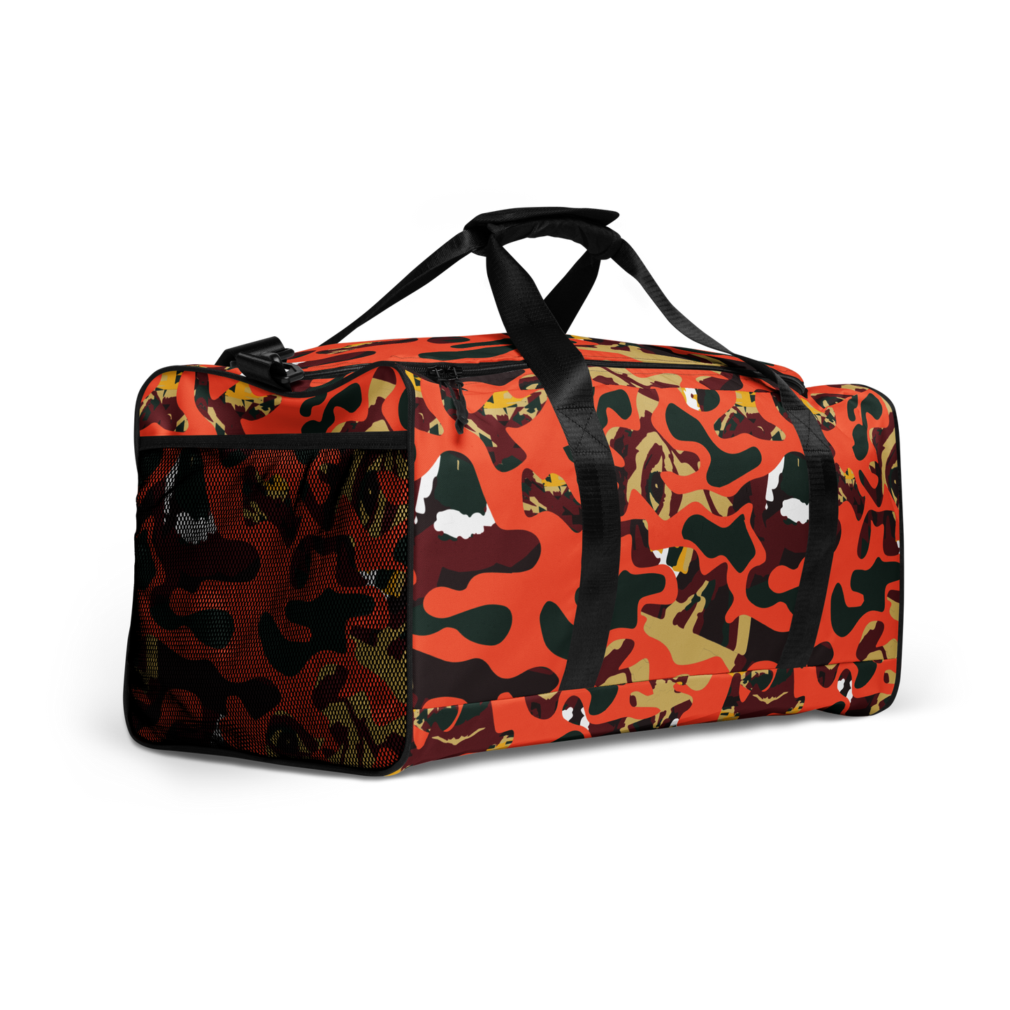 Orange Face Camo Duffle bag