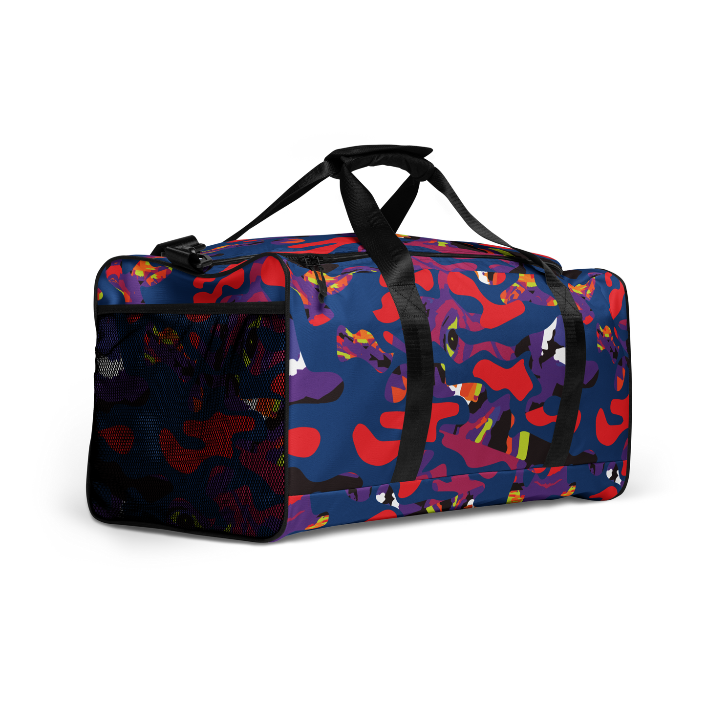 Dark Blue Face Camo Duffle bag