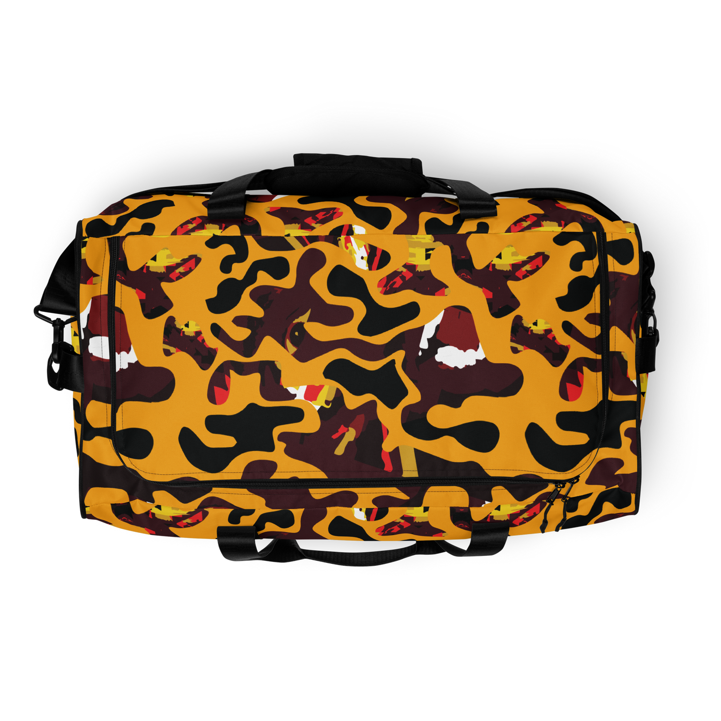 Yellow Face Camo Duffle bag