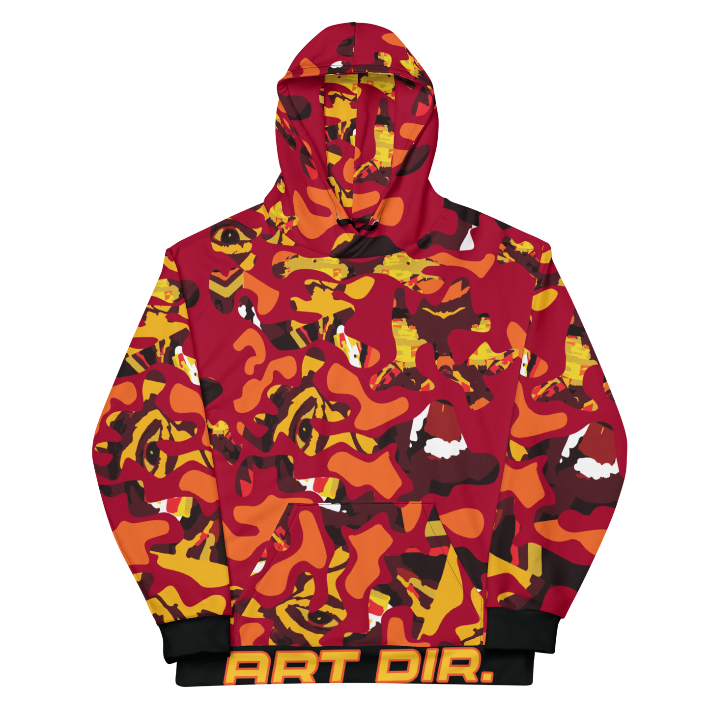 Red Face Camo Hoodie